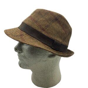 CAPPELLO Classico Fedora Hat 100% Wool Size Small Medium Style #5811